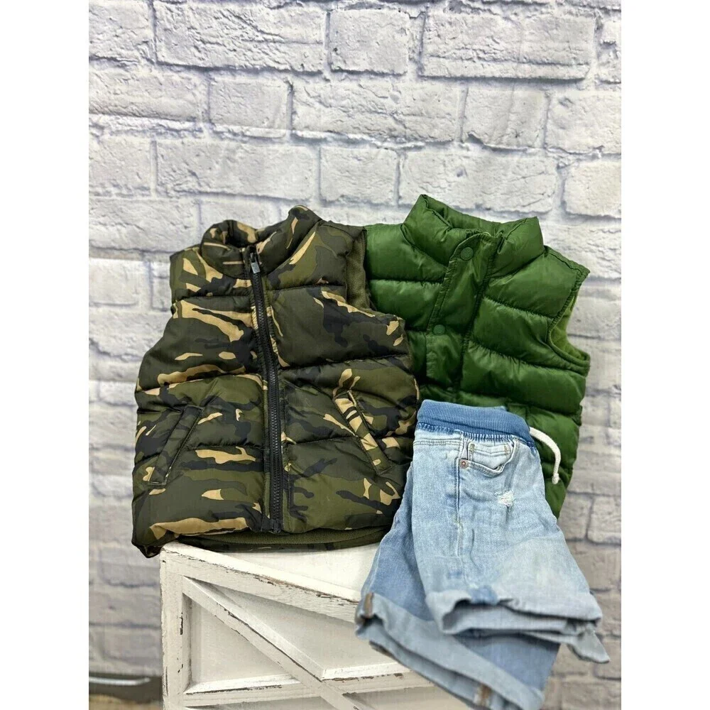 2 pc Lot Boy Clothes Sz 3T Old Navy Blue Jean Shorts. (Shorts only ) - Picture 5 of 7